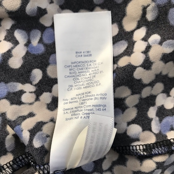 EUC Chaps Swing Dress • Size M • Flutter Sleeves and Fun print! - Picture 8 of 9